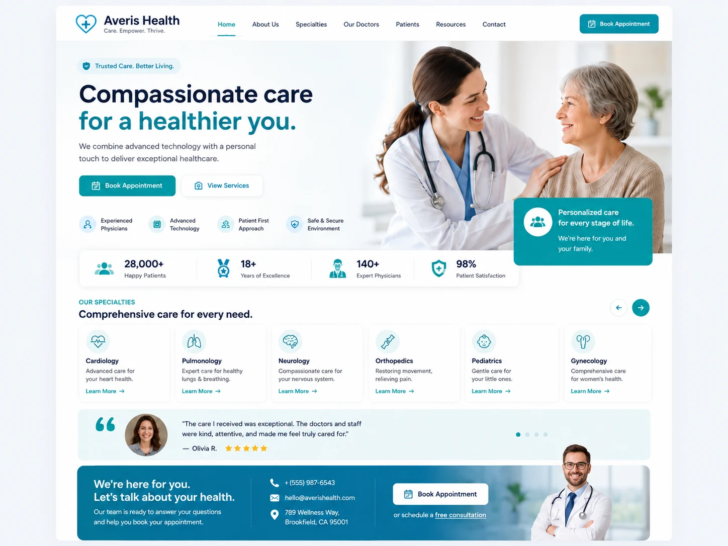 Healthcare interface concept